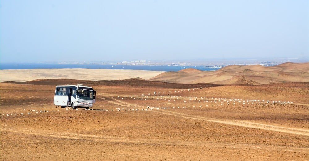 A bus in Peru - the best way to travel