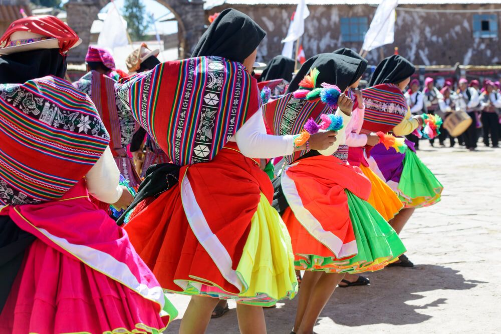 A local party in Peru