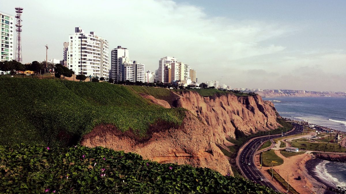 Lima city and beach