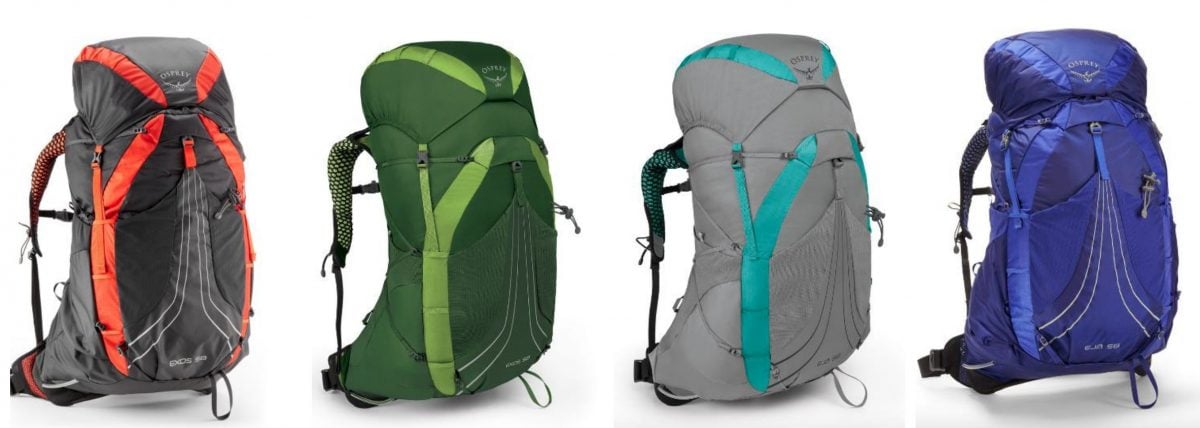 osprey exos 58 color