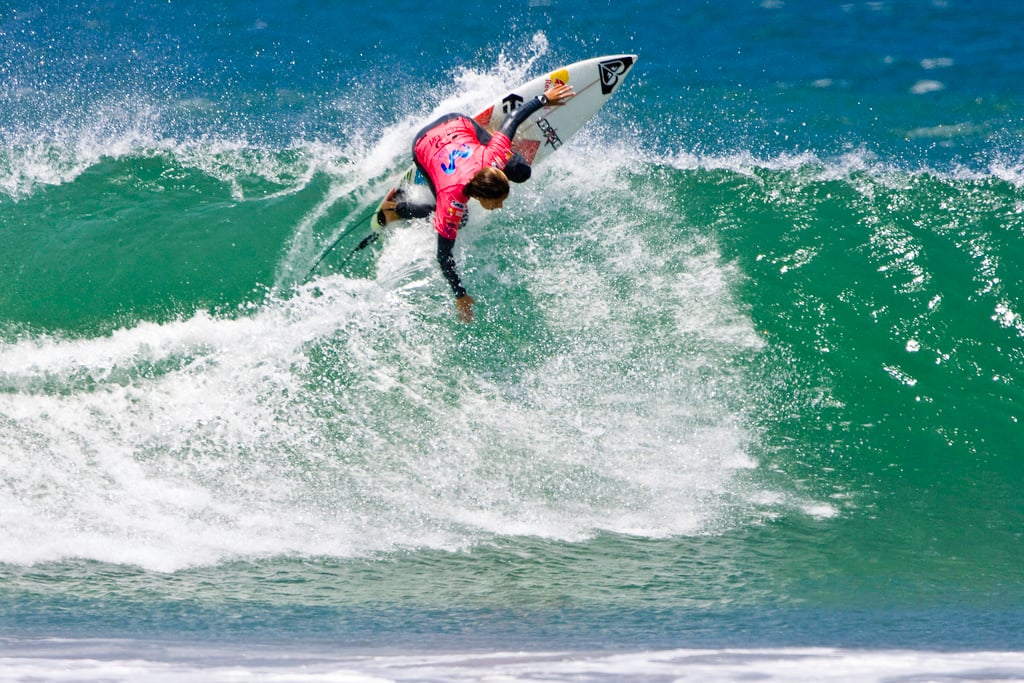 Surfing in Peru