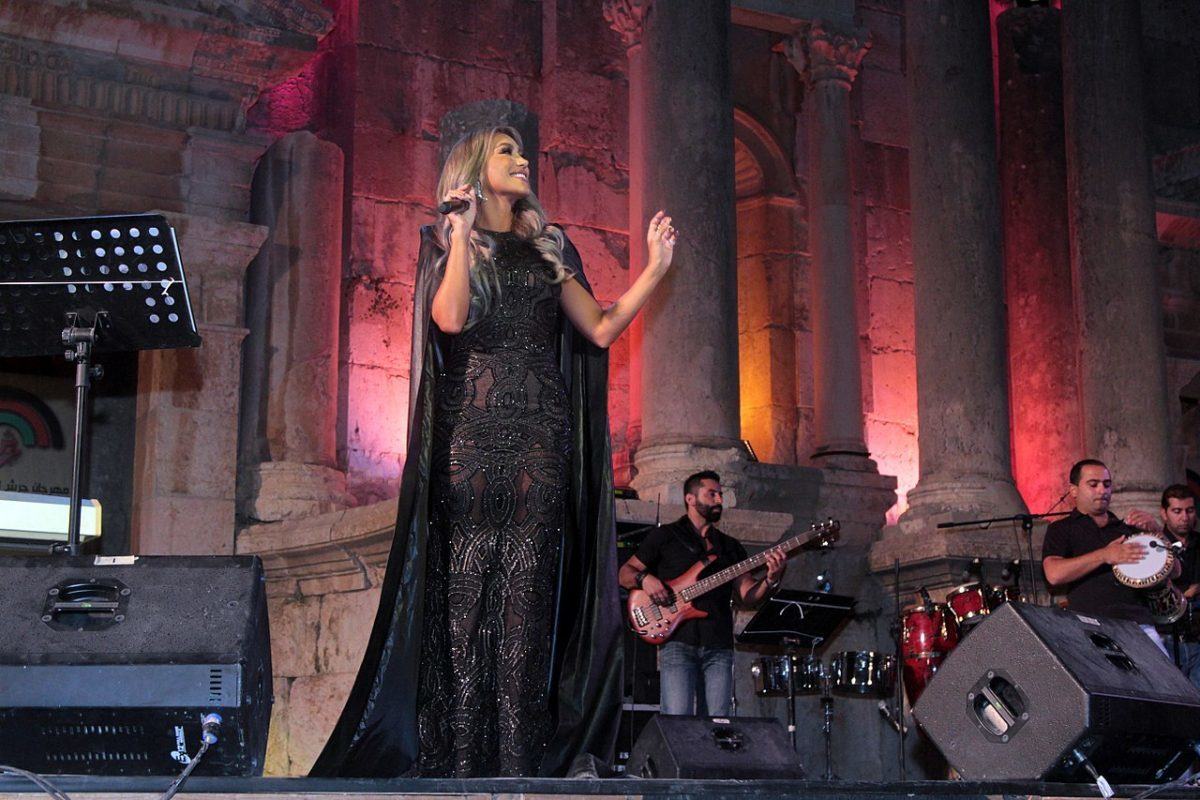 Maya Diab at the Jersah Festival jordan