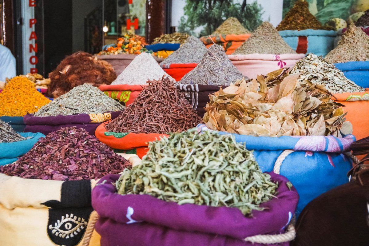 spices in marrakech market