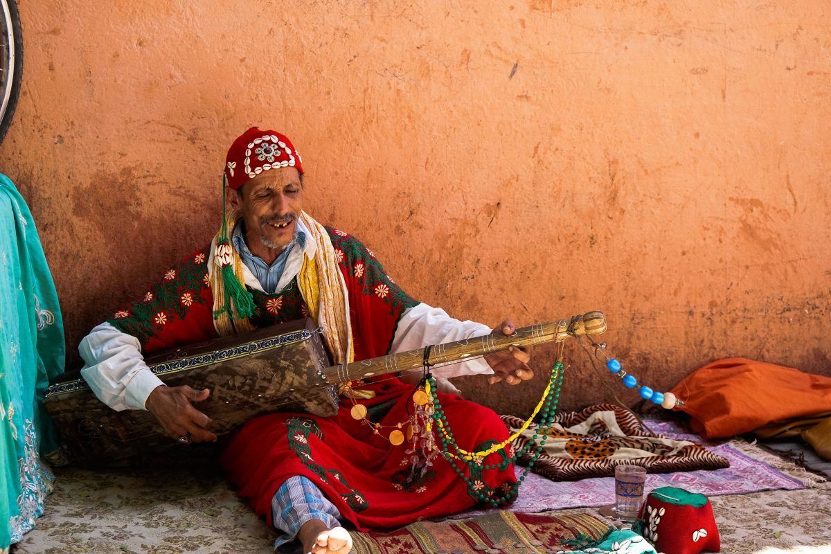 people in photogenic Marrakech
