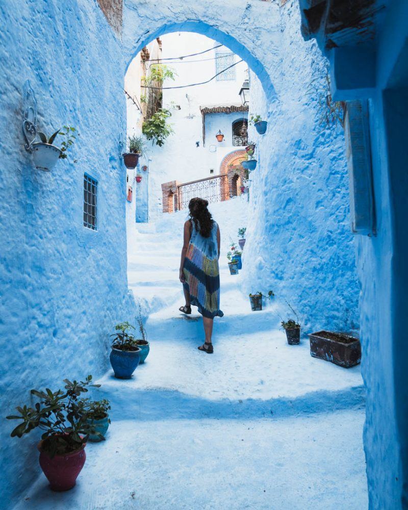 best places to visit in Morocco Chefchaouen the blue ciety