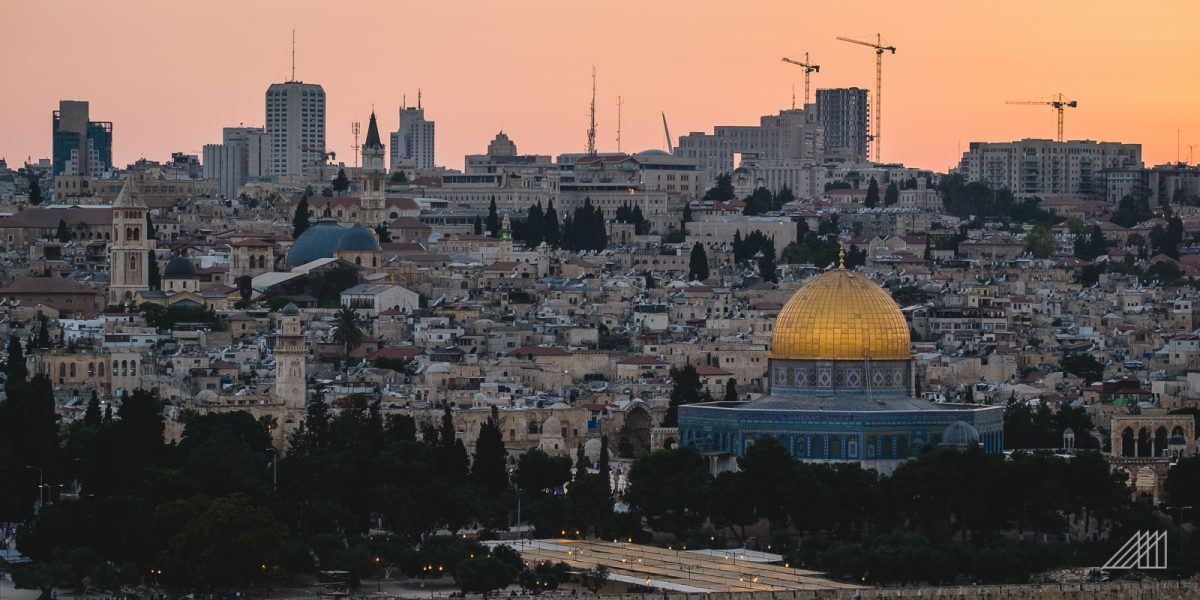 dome of the rock and jerusalem in israel