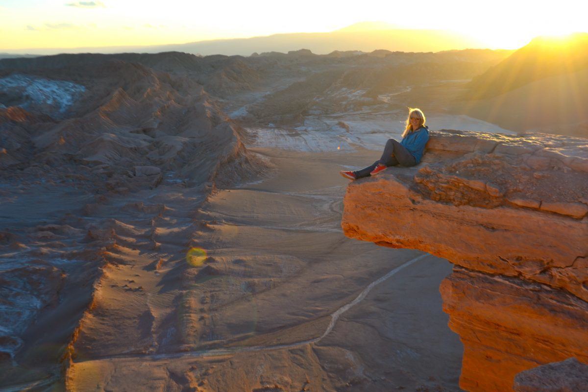 backpacking Chile desert 