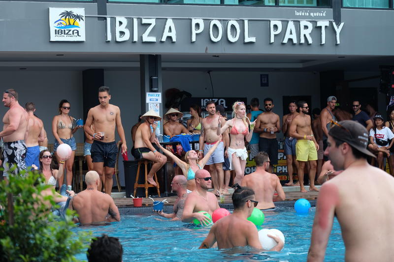 Ibiza House Pool Party best hostels in Koh Phi Phi