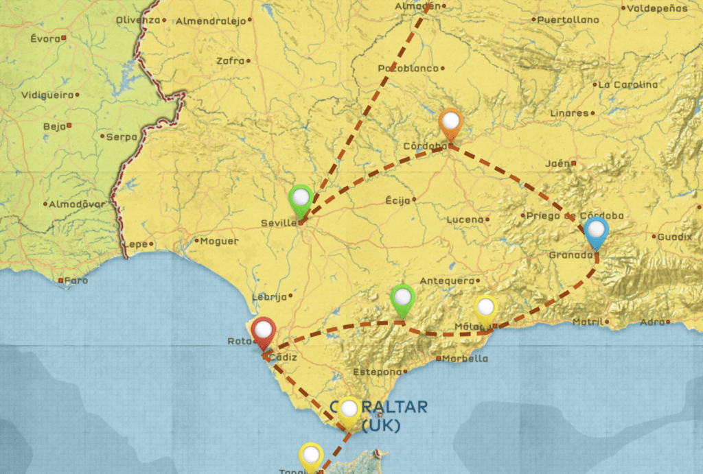 South of Spain Itinerary