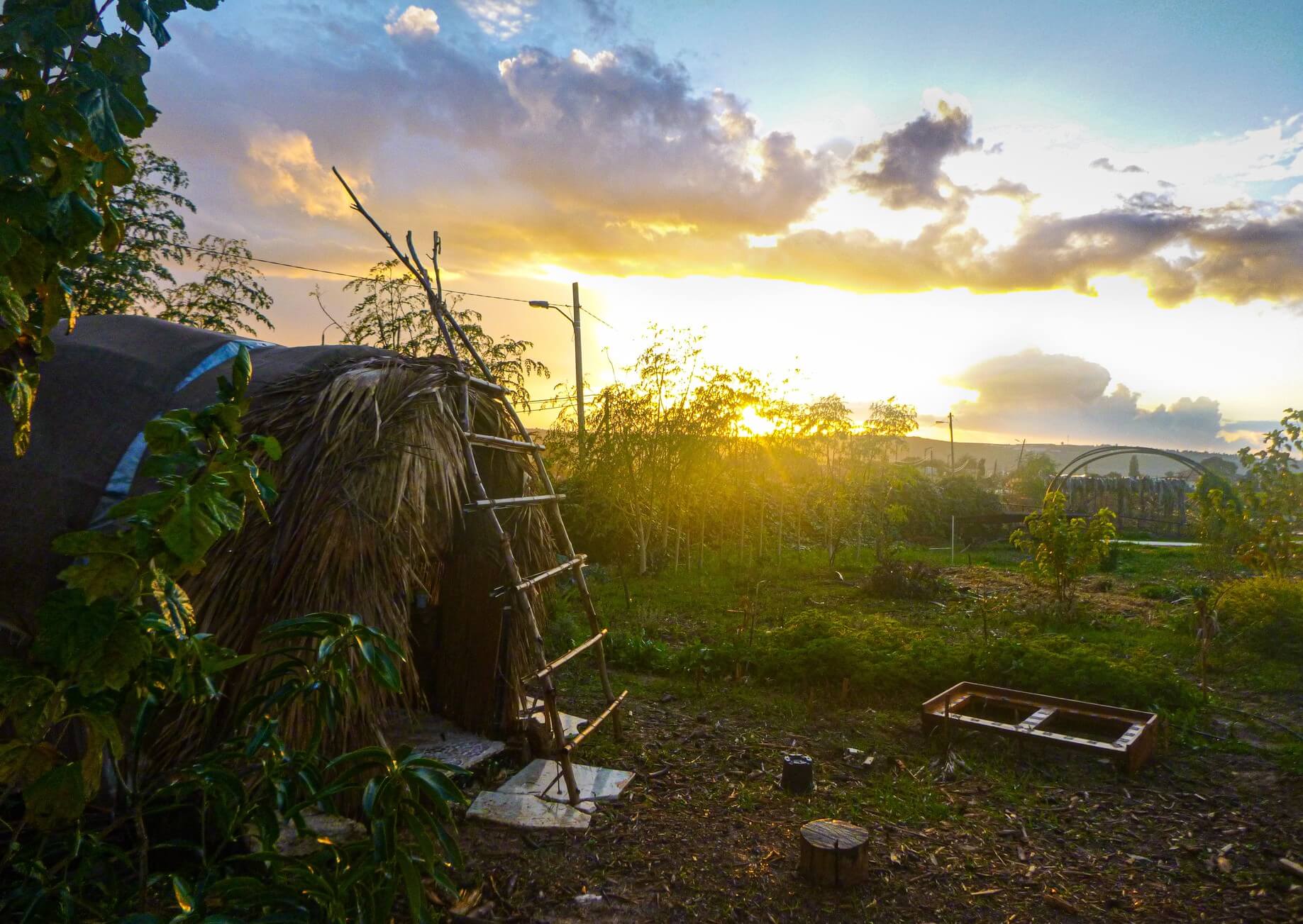 An alternative accommodation in Israel on an Airbnb moshav