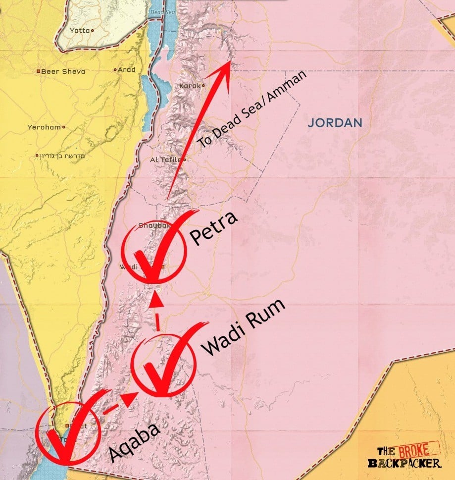 jordan itinerary 7 days