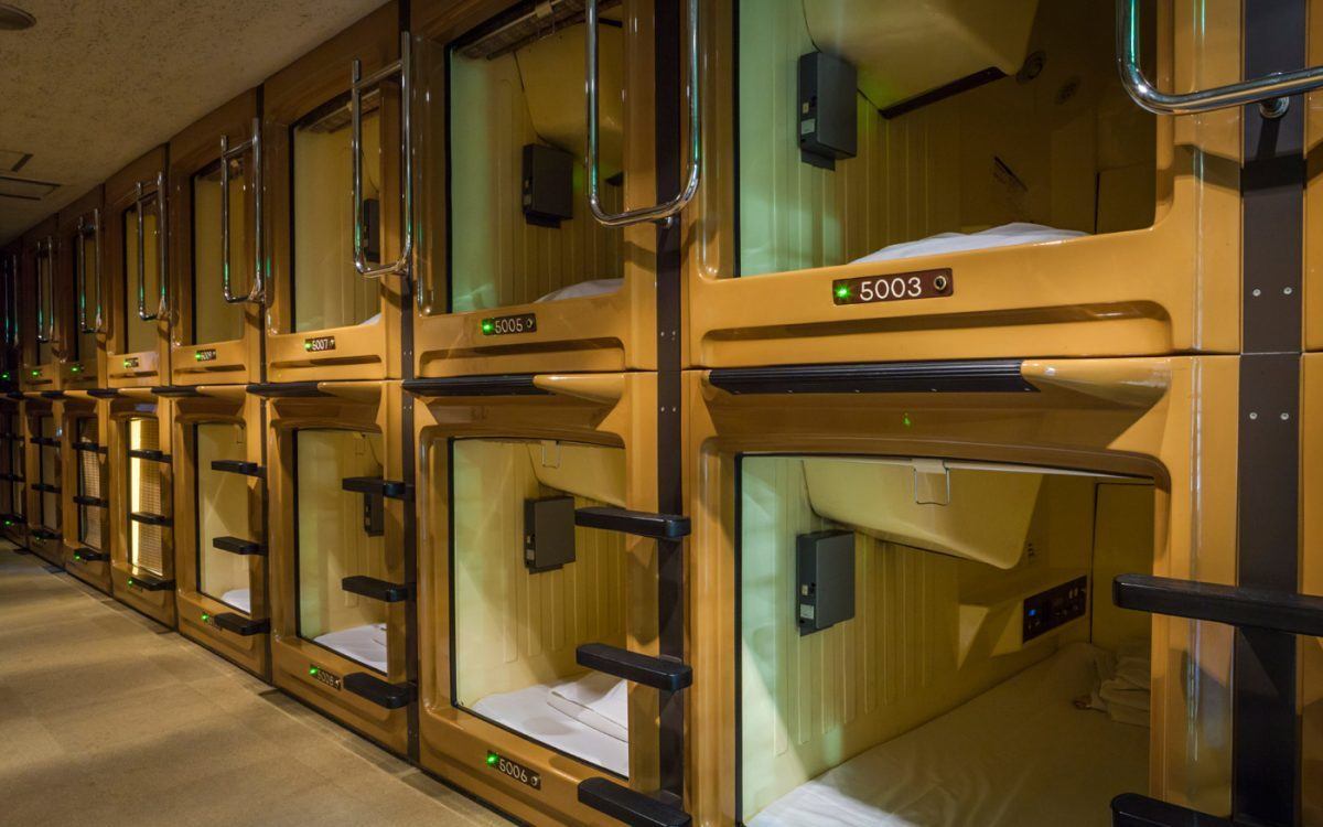 Capsule Hotel Kobe Sannomiya best hostels in Kobe