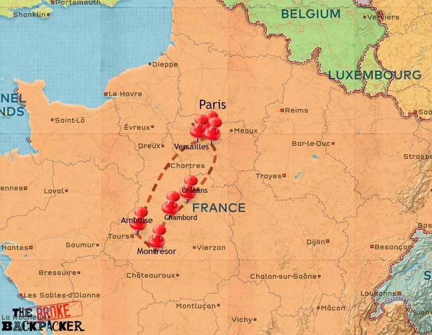france backpacking route
