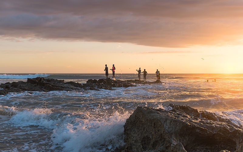 surfing in costa rica