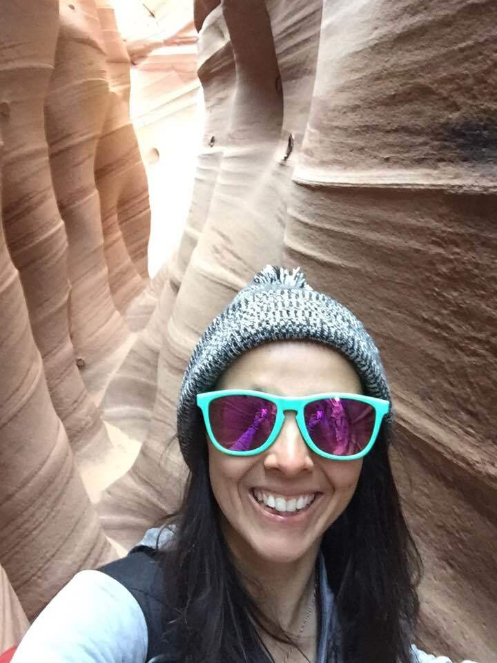 Zebra Canyon in Utah with sungod sunglasses