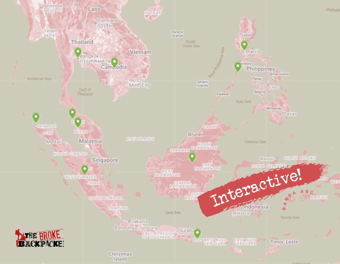 6+ Months Backpacking Southeast Asia Itinerary