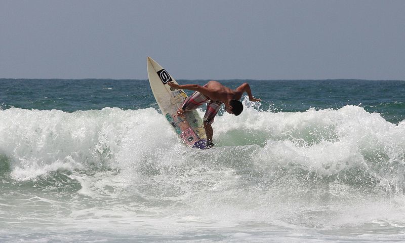surfing in Ecuador