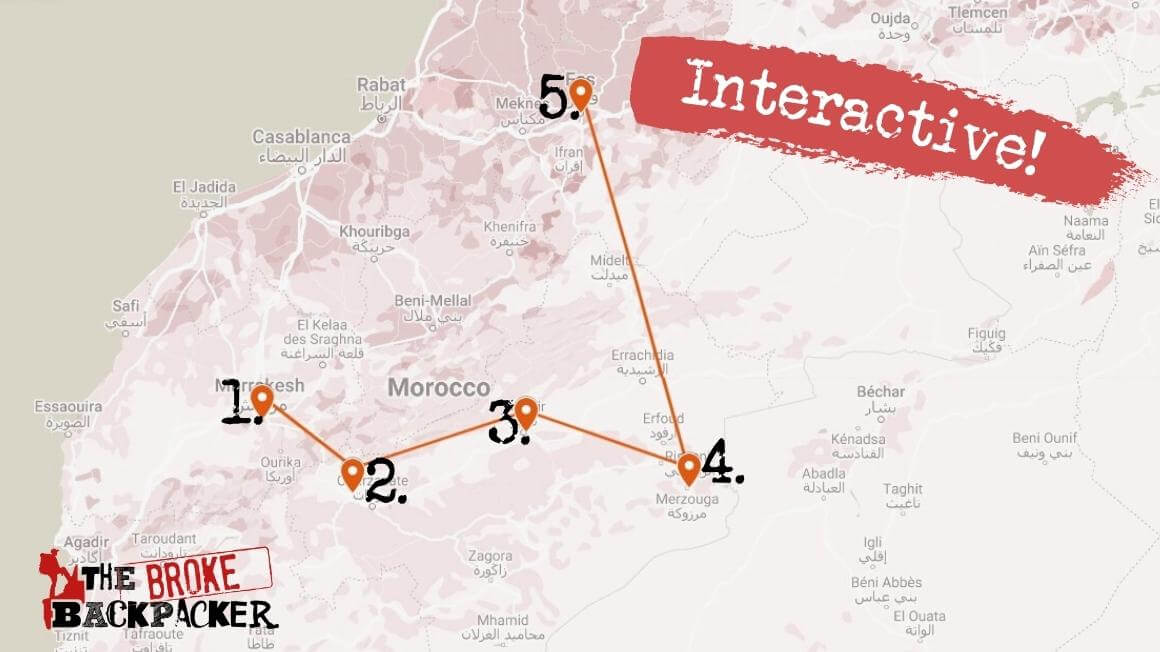 Backpacking Morocco 10 Day Itinerary