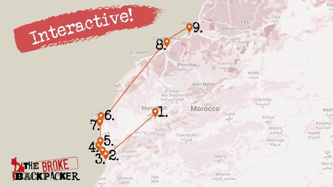 Backpacking Morocco 2 Week Itinerary