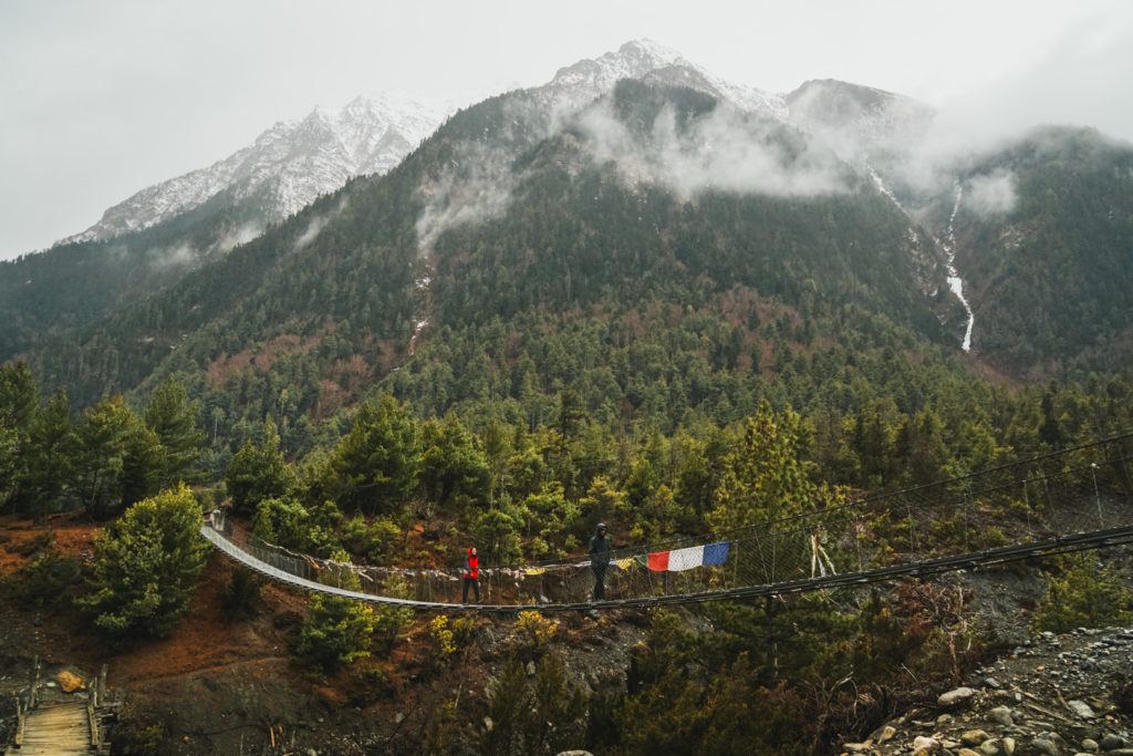 bridges while trekking in Nepal Ana Pereira