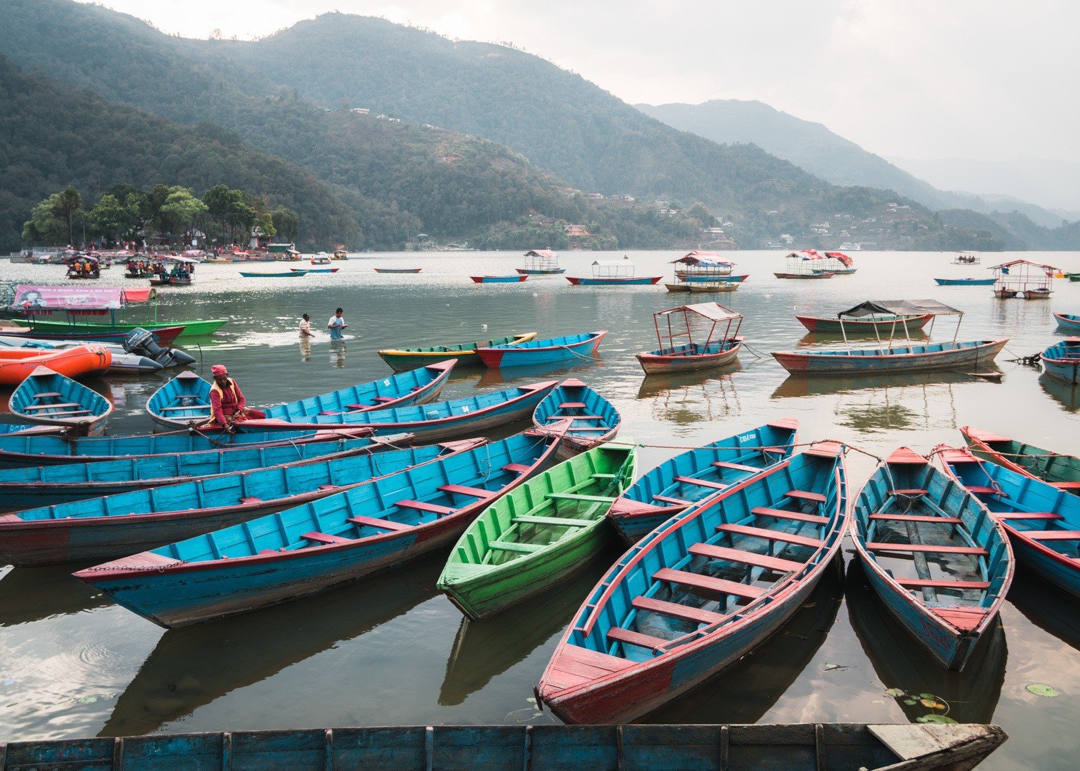 Pokhara Lake Nepal Photo by Ana Pereira