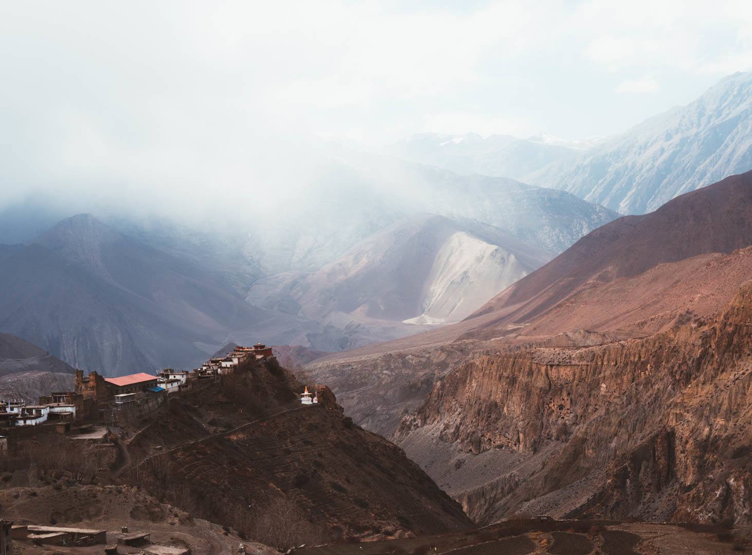 Views of the Mustang Region in Nepal