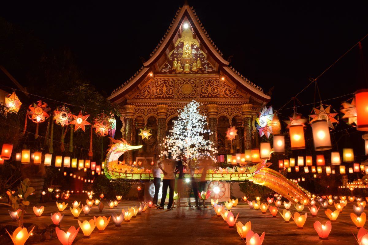 Temples during festival of lights