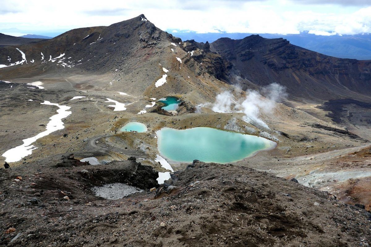 Emerald Lakes in Tongariro - an amazing trek in New Zealand