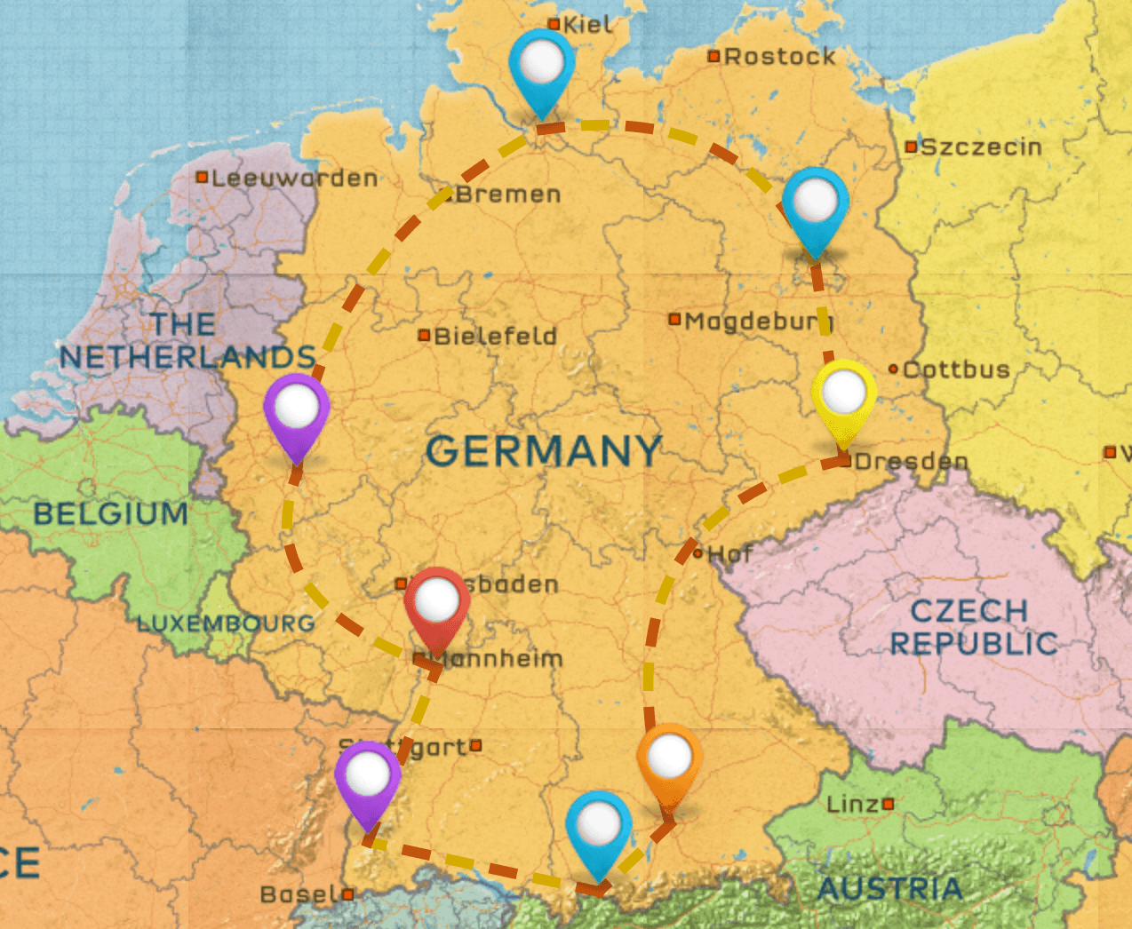 tour of germany itinerary