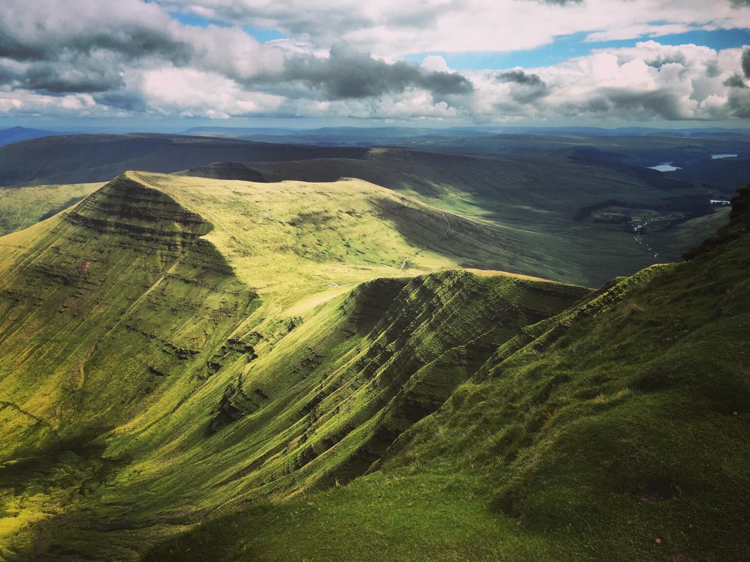 hiking pen y fan routes backpacking UK