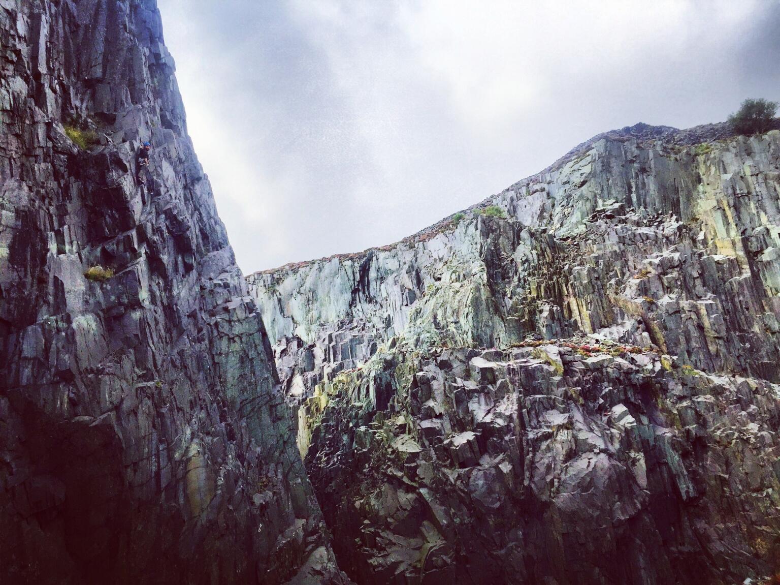 rock climbing in llanberris