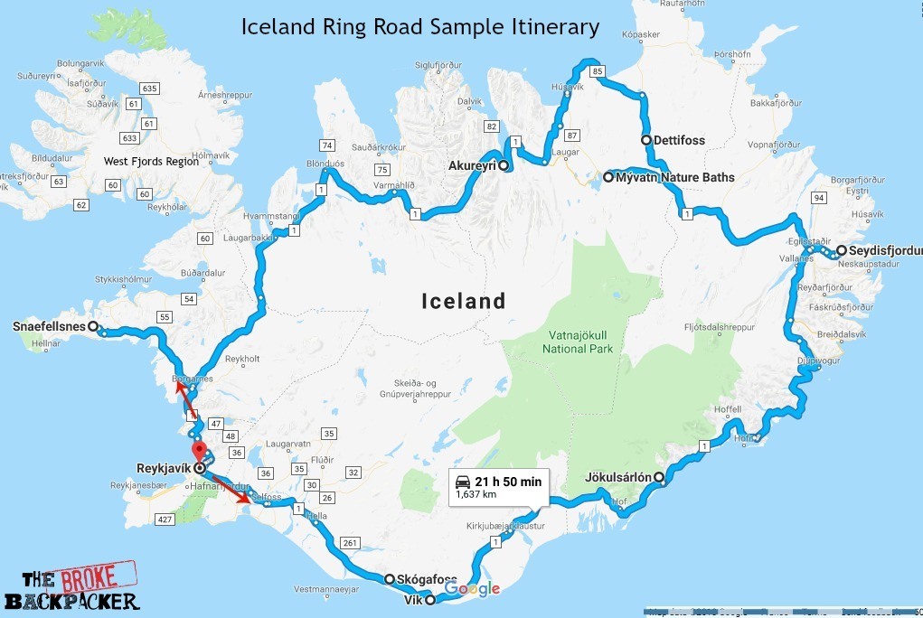 The Best One Week Ring Road Trip Through Iceland - A Couple Days Travel