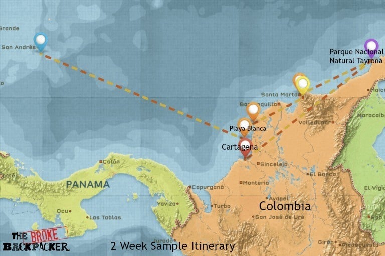 backpacking South America travel itinerary