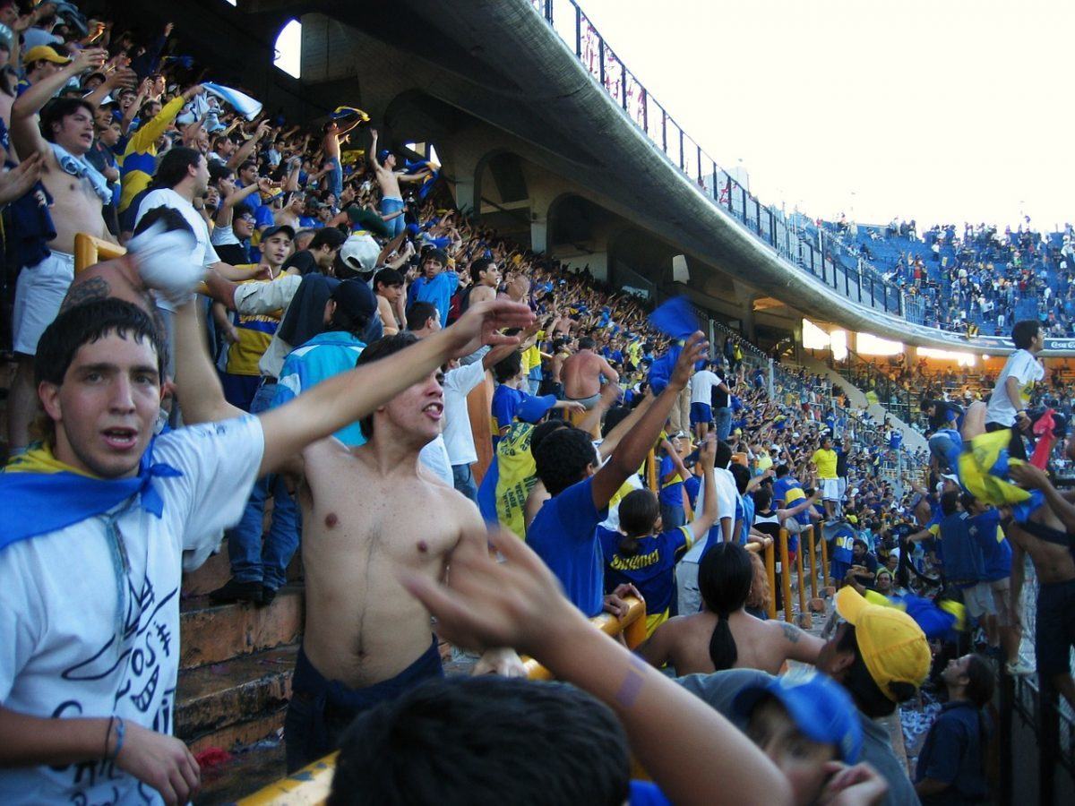 argentina football fans at a match