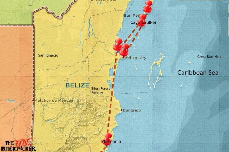 Belize travel itinerary Belize travel itinerary