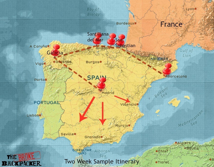 Itinéraire de voyage en Europe 2 semaines