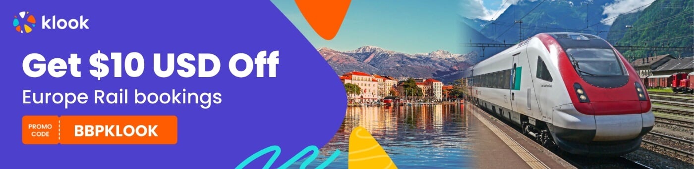 Get 10$ USD off Europe Rail bookings