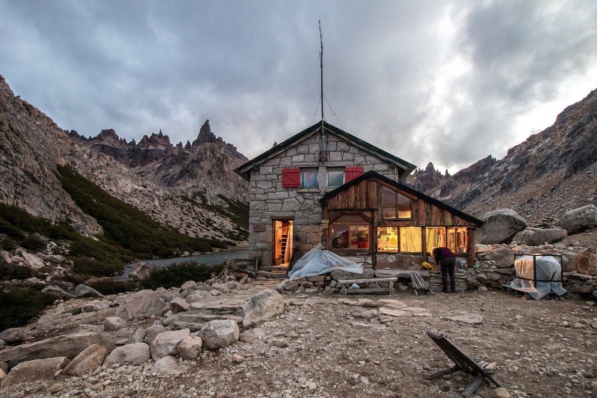 Refugio Frey: one of many shelters around Bariloche