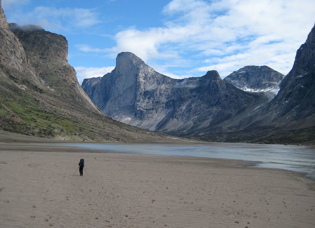 thor peak in Auyuittuq national park canada