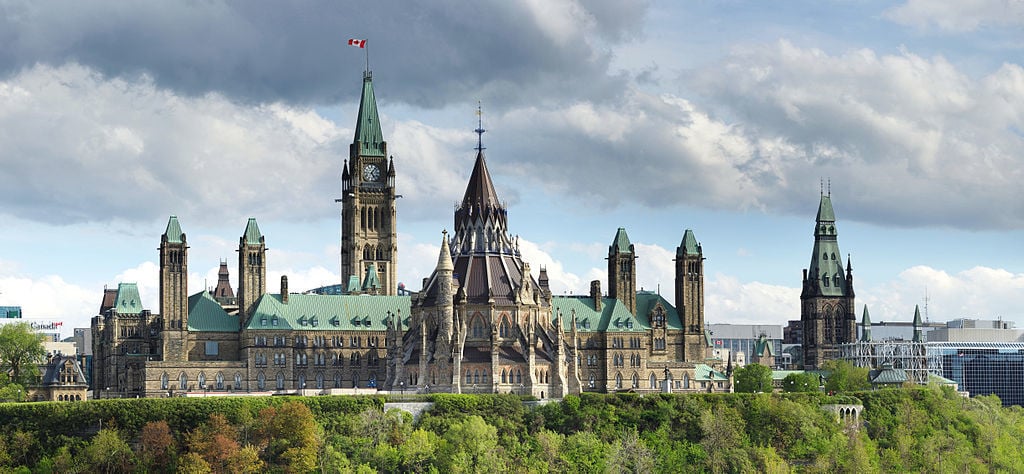 Parliament Hill of Ottawa Ontario Canada