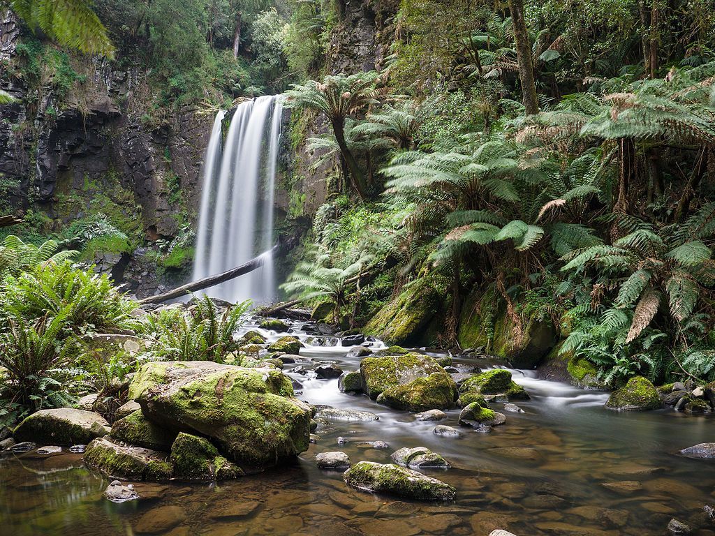 hopetoun falls great otways australia