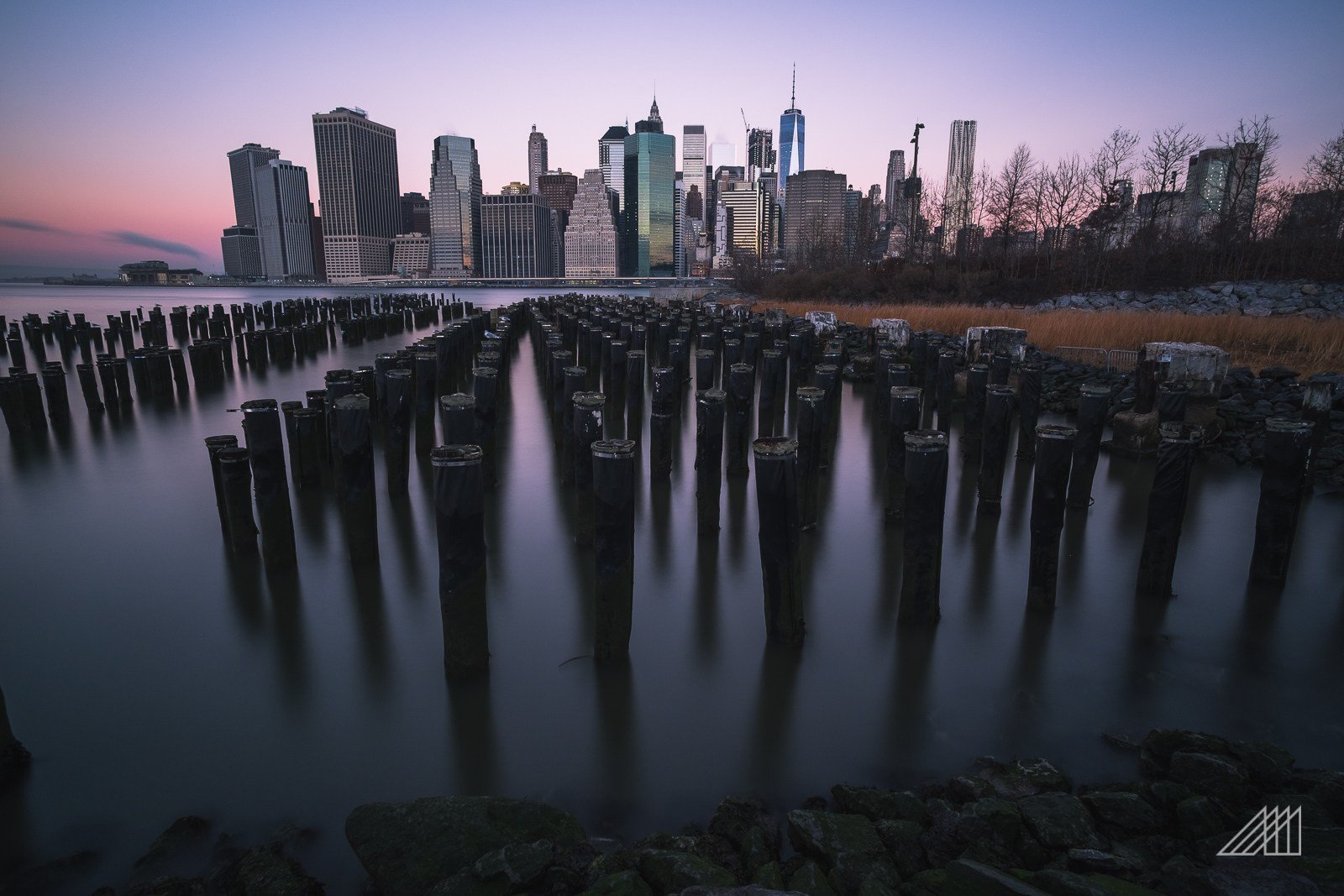 new york city skyline from brooklyn