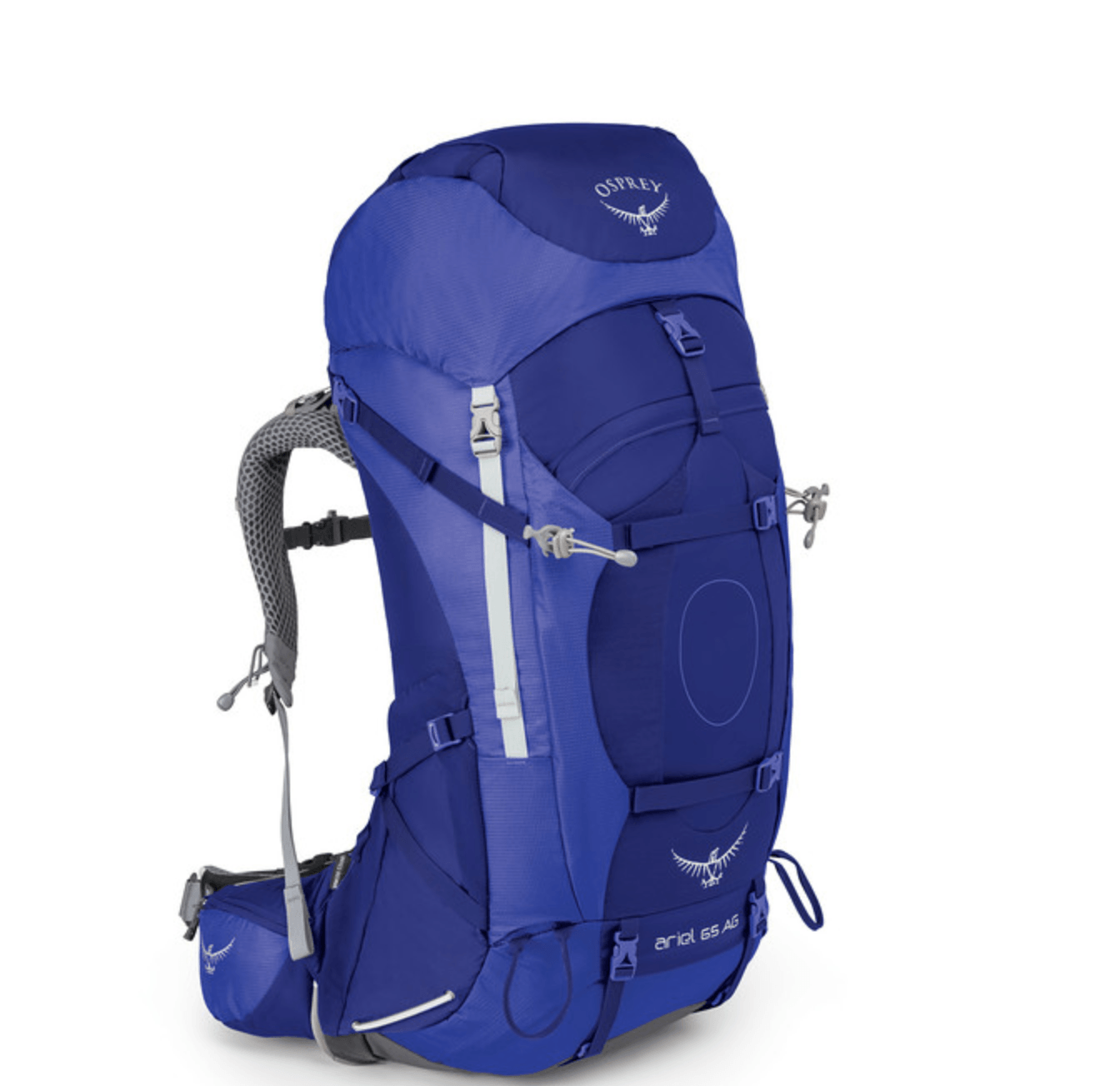 front of Osprey Ariel 65 review