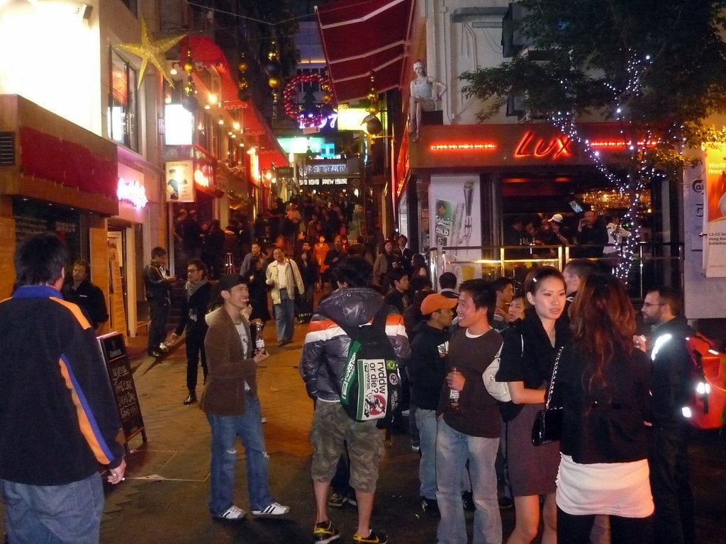 Lan Kwai Fong - the best place to stay in Hong Kong for nightlife