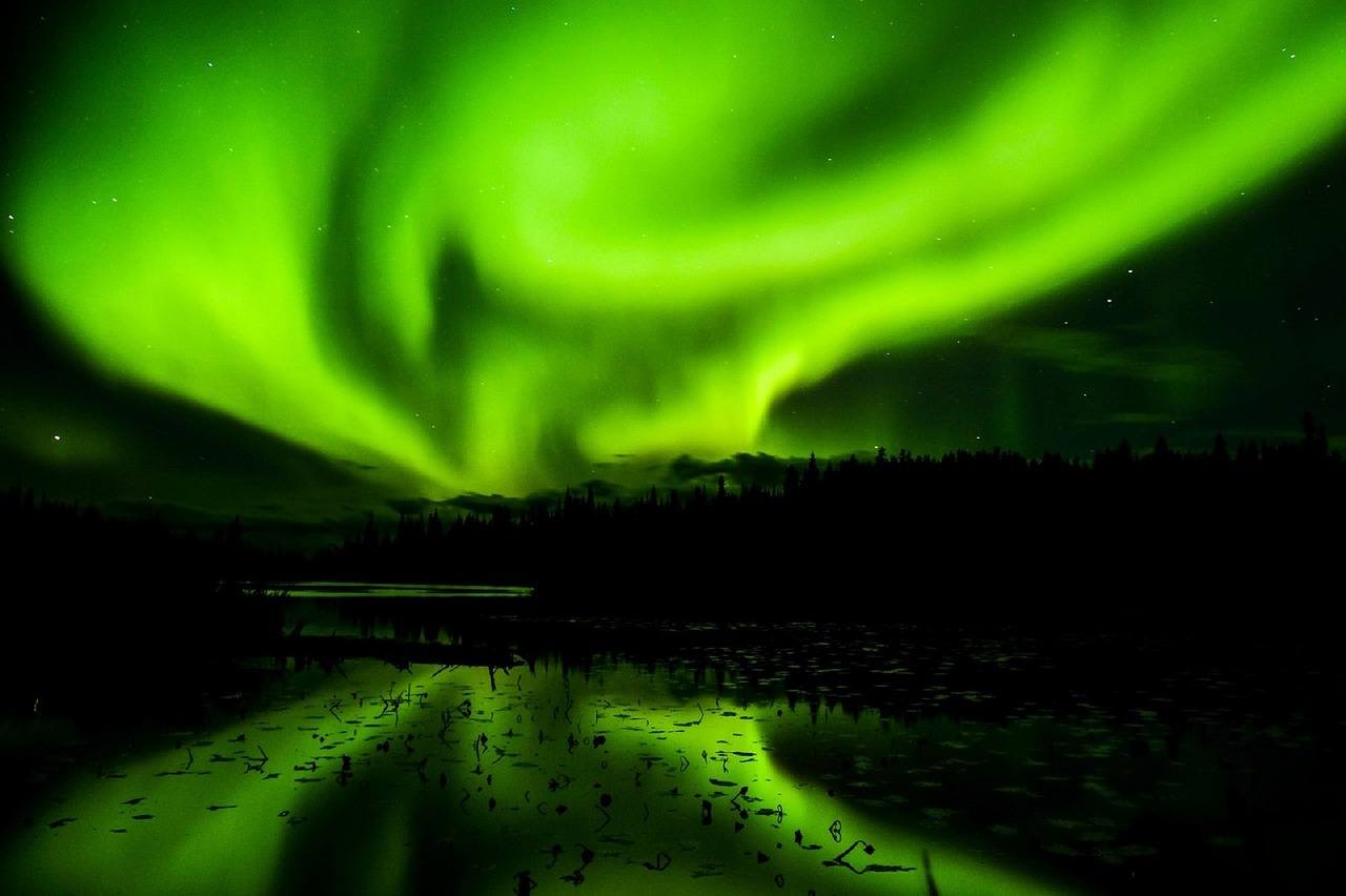 Aurora Borealis in yellowknife canada