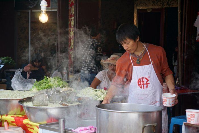 Street food in China