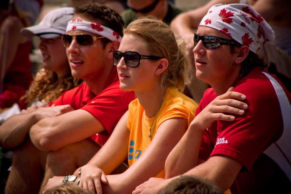 canadians celebrating canada day in london