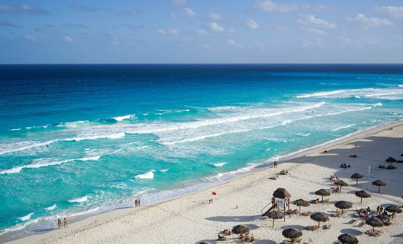 beautiful beaches in Cancun Mexico