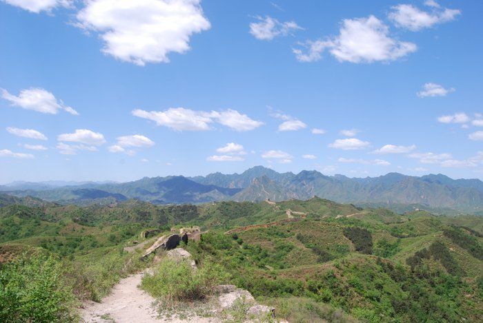 view of the great wall of china one of the best historical sites in the world 