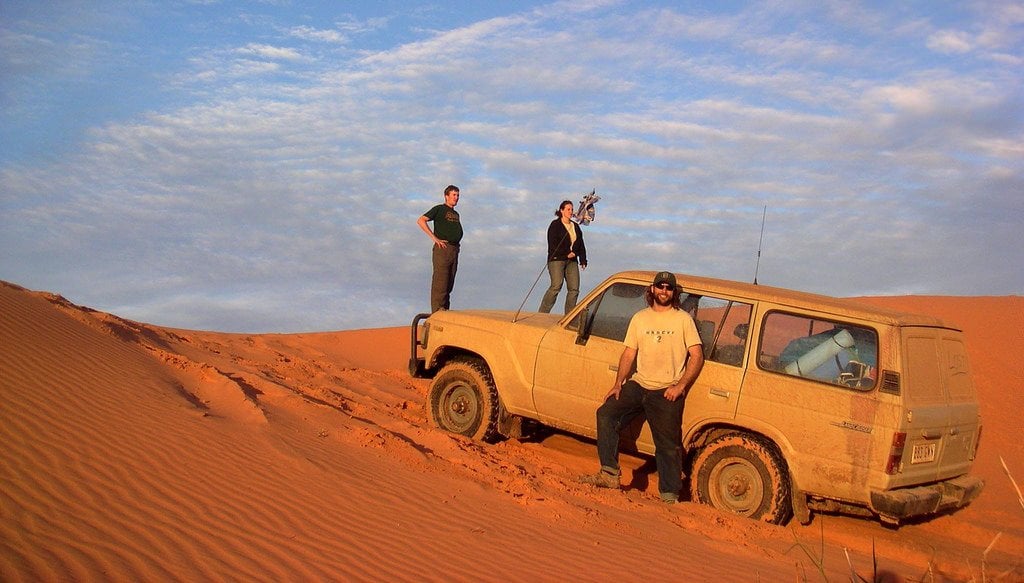 jeep in the outback australia